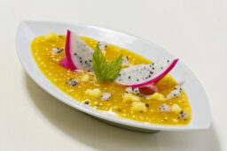 Palace Merano - Sphère de tapioca à l'orange.