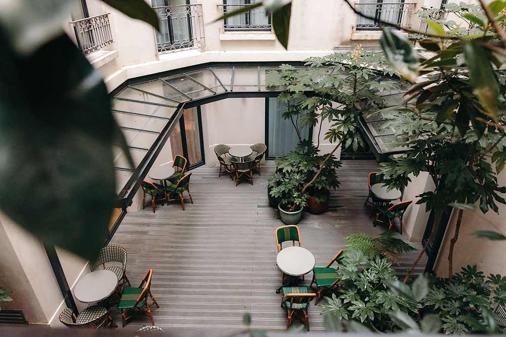 Hôtel Eiffel Blomet - Le patio