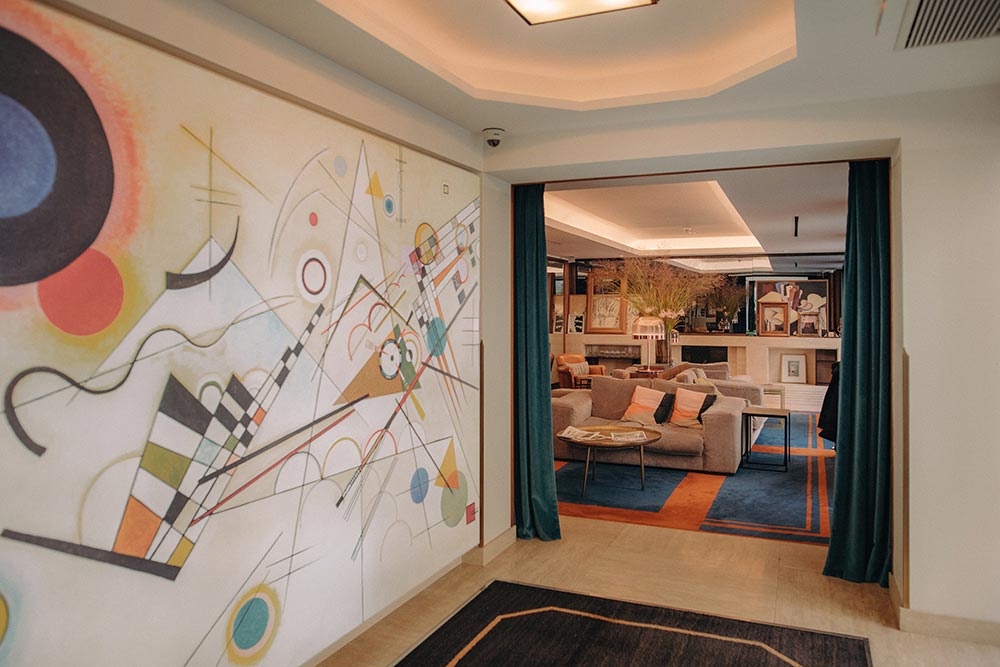 Hôtel Eiffel Blomet - Le salon.