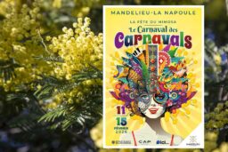 L’affiche de la Fête du mimosa 2026