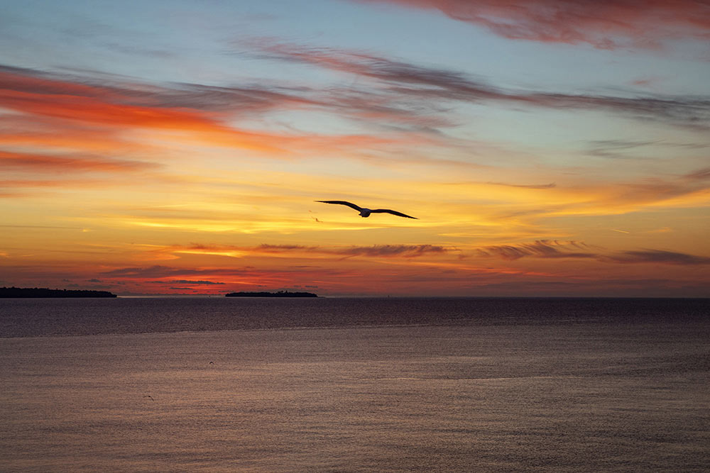 Le lever de soleil y est spectaculaire ! 