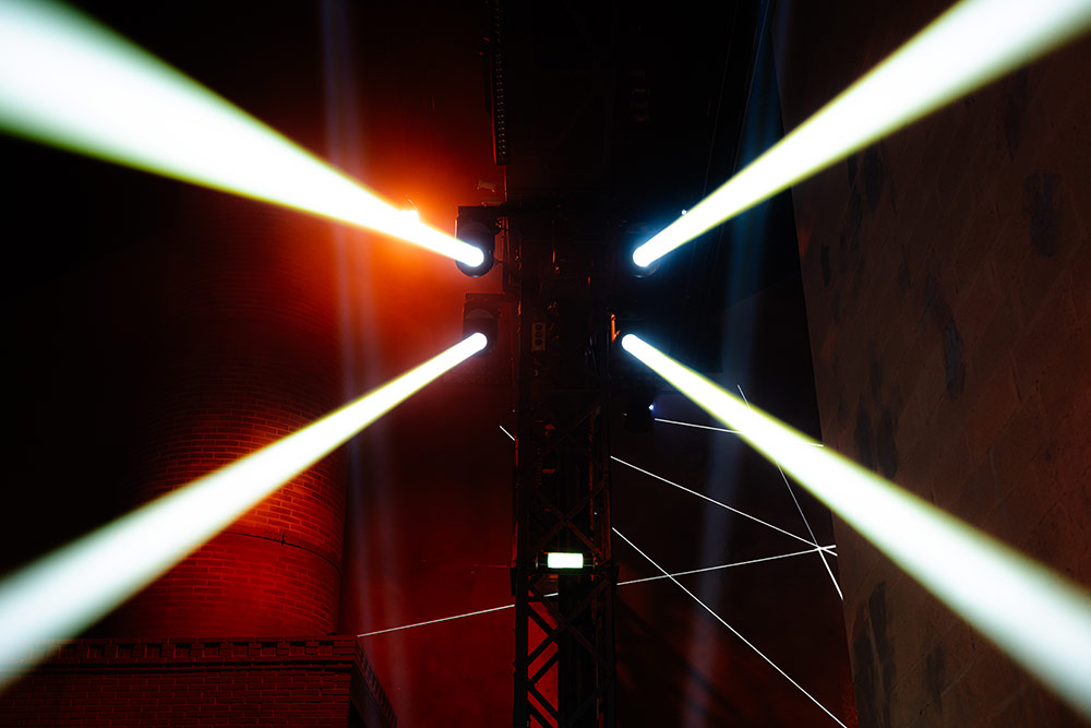 Des jeux de lumières étonnants.