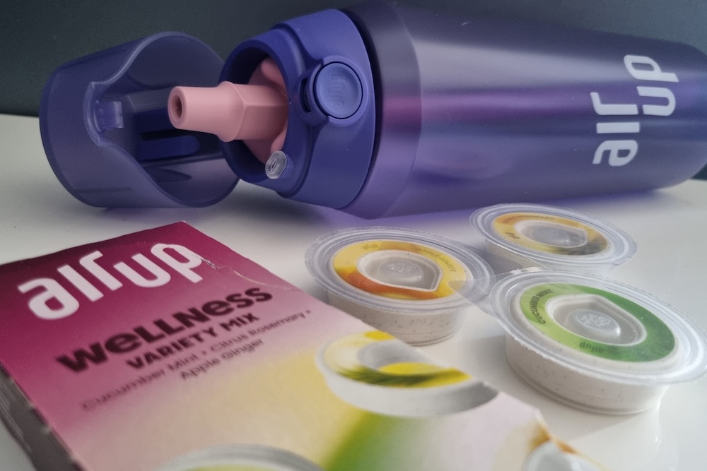 air up, lance Click, une gourde grand format pensée pour adopter de bonnes habitudes... sans effort et suivre le rythme de la vraie vie.