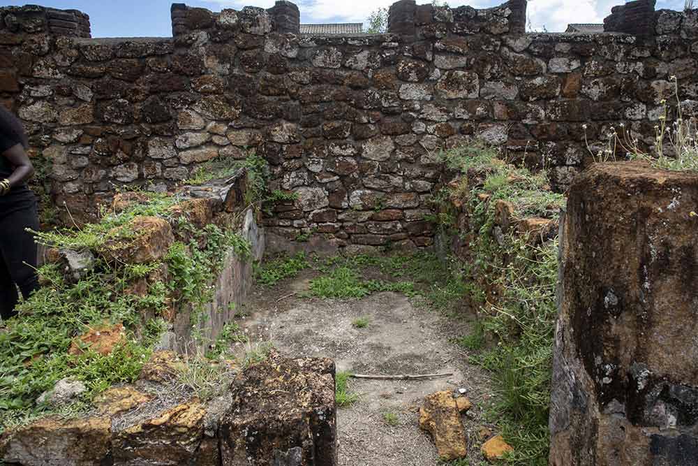 Il ne reste plus que quelques pierres de ces cellules.