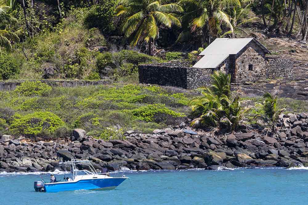 C’est dans cette cabane que vécu Alfred Dreyfus sur l’île du Diable.