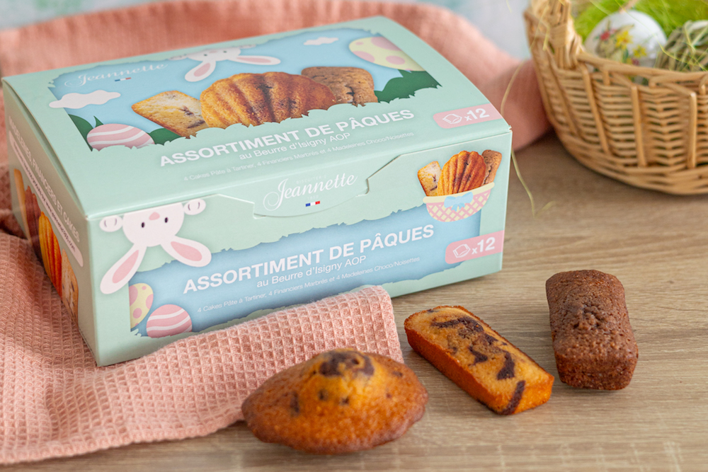 À l’occasion de Pâques, la Biscuiterie Jeannette célèbre le plaisir avec l’Assortiment de Pâques.