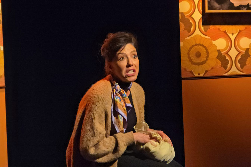 Une comédienne talentueuse.