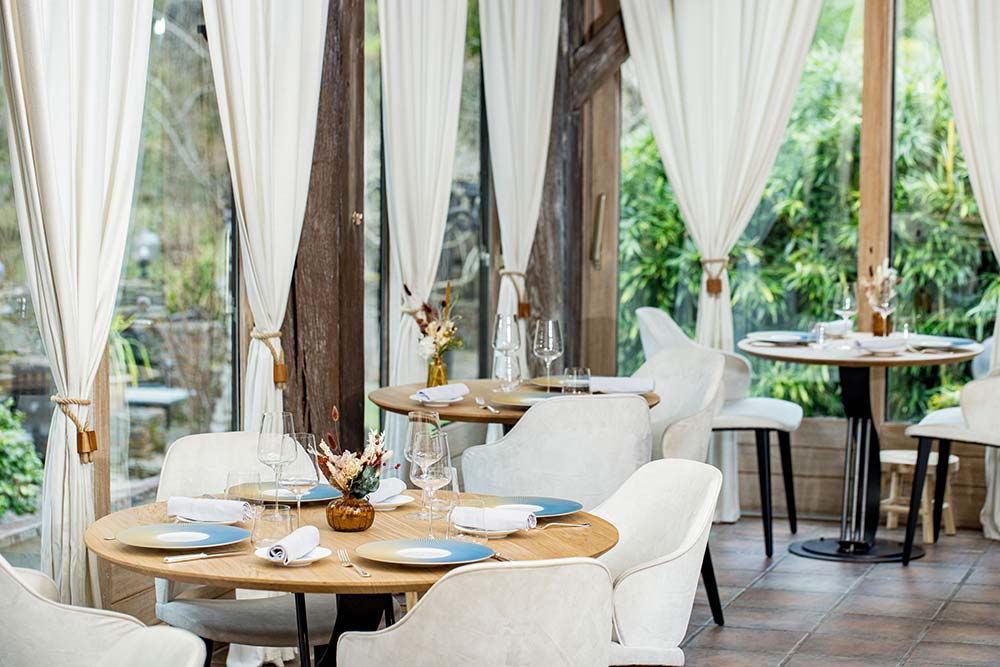 La salle de restaurant.