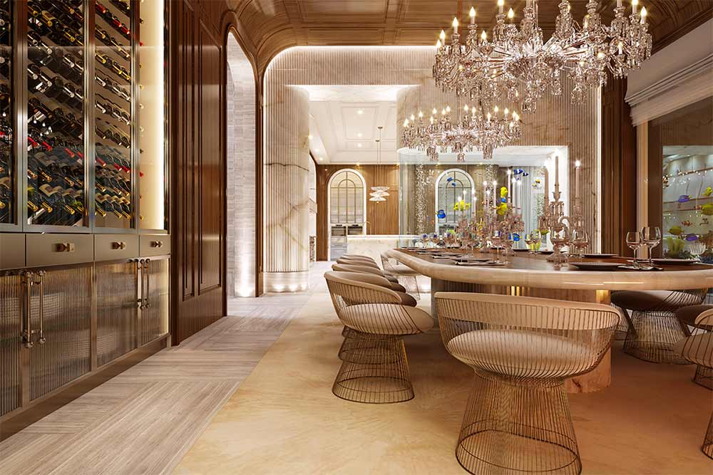 Mark Zuckerberg - La salle à manger.