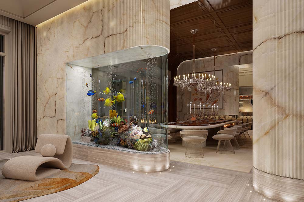 Mark Zuckerberg - Un magnifique aquarium.