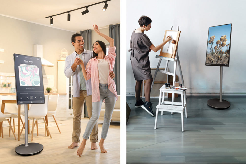 Quand le téléviseur devient une tablette adaptable et tactile !