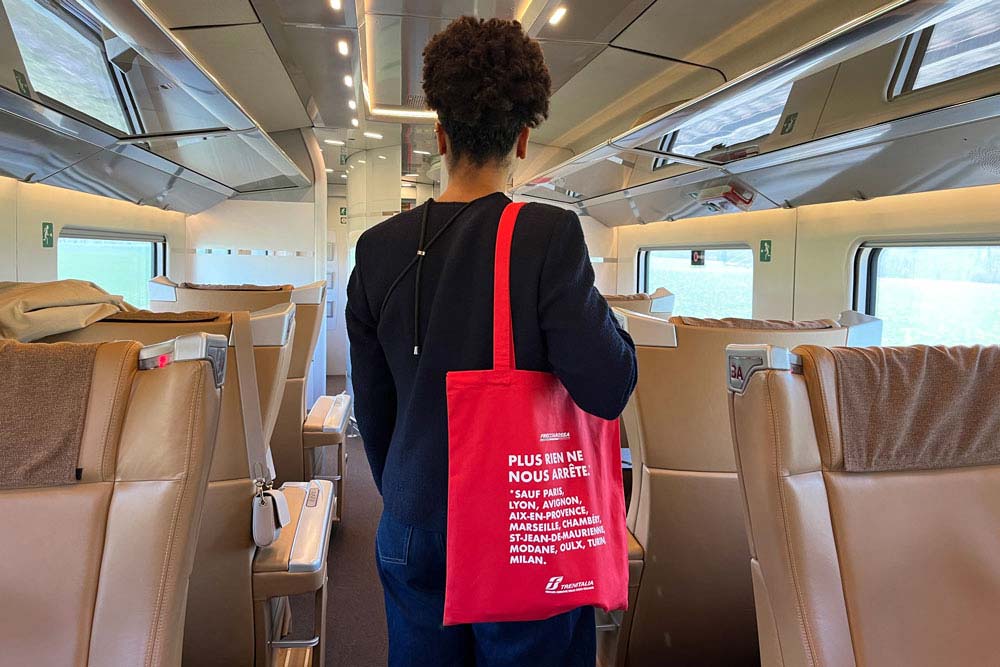 Avignon - Le slogan de Trenitalia : plus rien ne nous arrête…