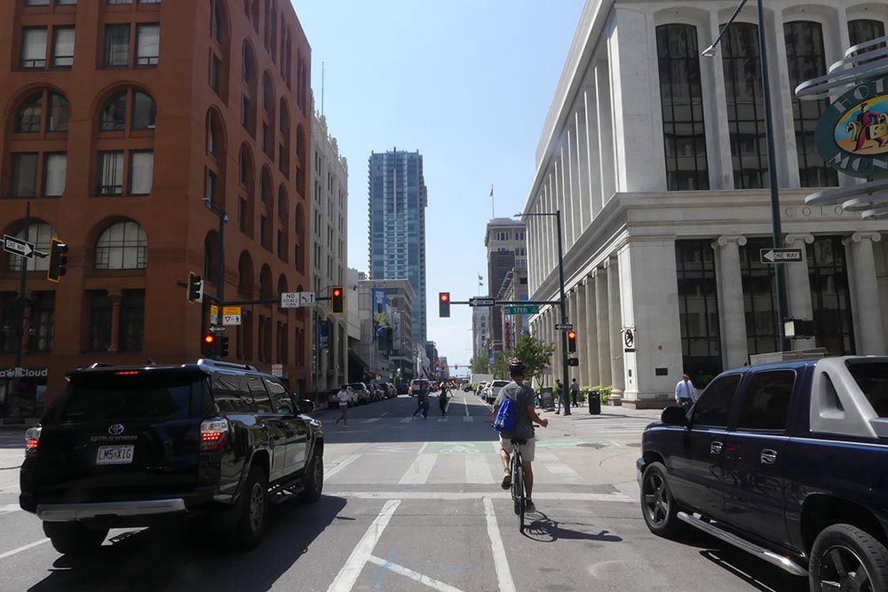 Denver - Beaucoup de pistes cyclables.