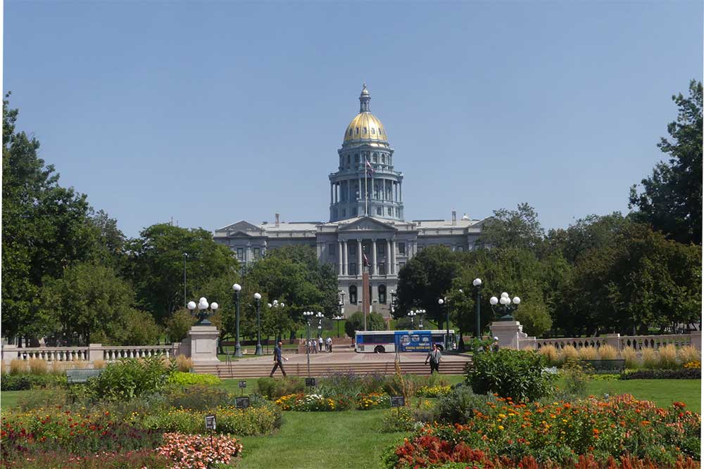 Denver - Le seul capitole avec un dôme en or.