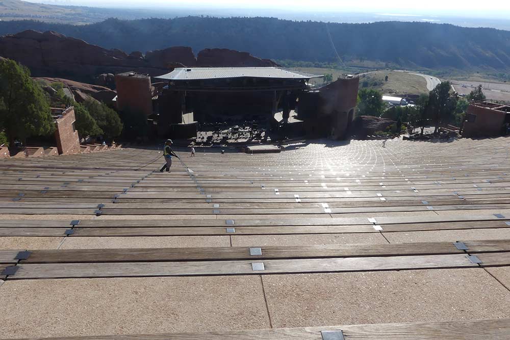 Un amphithéâtre à l’acoustique parfaite.