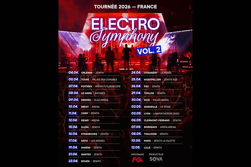 Electro Symphony Vol.2 Une tournée qui va vous étonner.