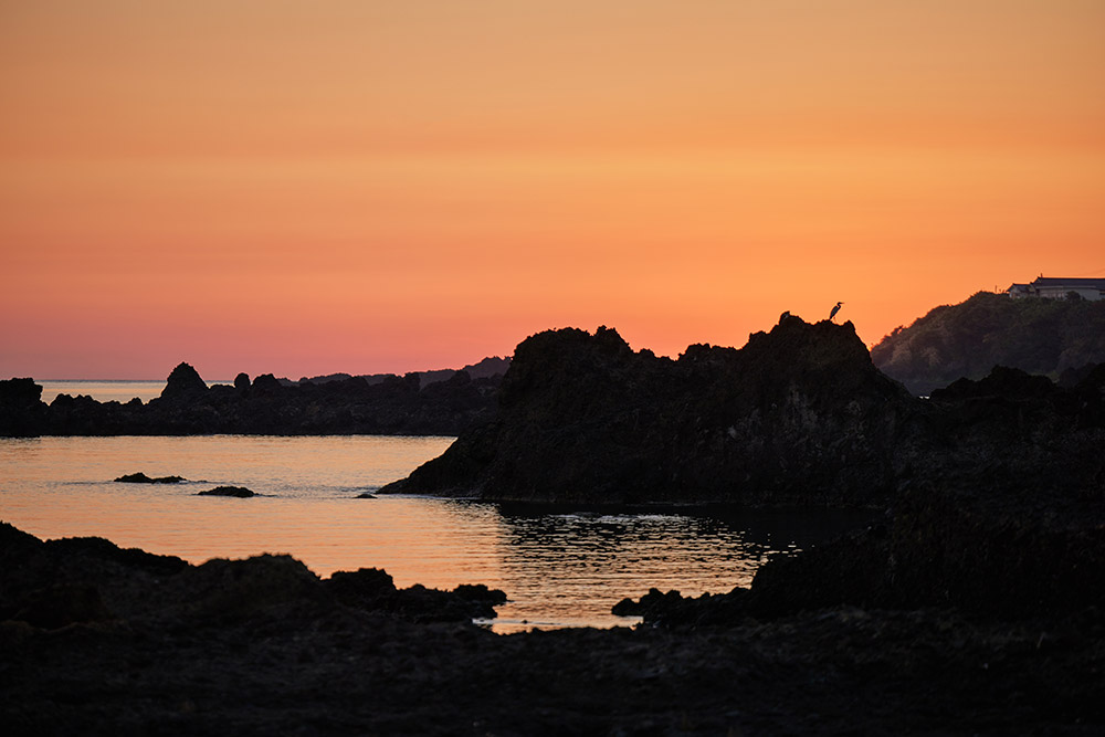 Japon - Un magnifique coucher de soleil.
