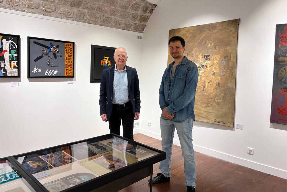 Pierre Bismuth et Benjamin Smadja, pour le Fonds de Dotation Bismuth Lemaître Guymer