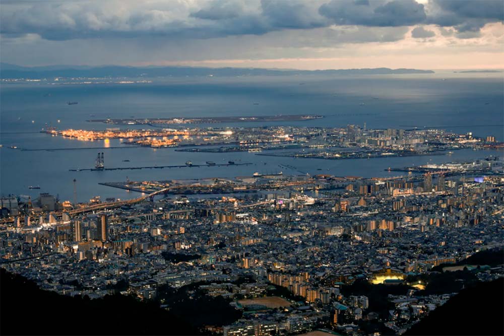 Rock Garden Terrace; la plus belle vue de Kobe, Hyōgo.