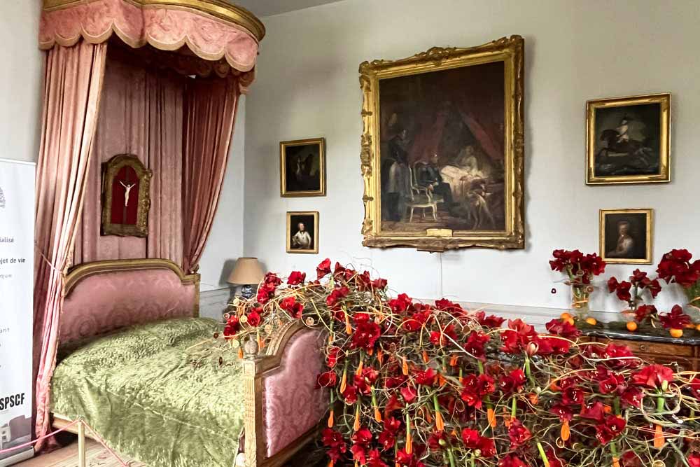 Château - Chambre du château avec amaryllis (Beloeil, 2026)
