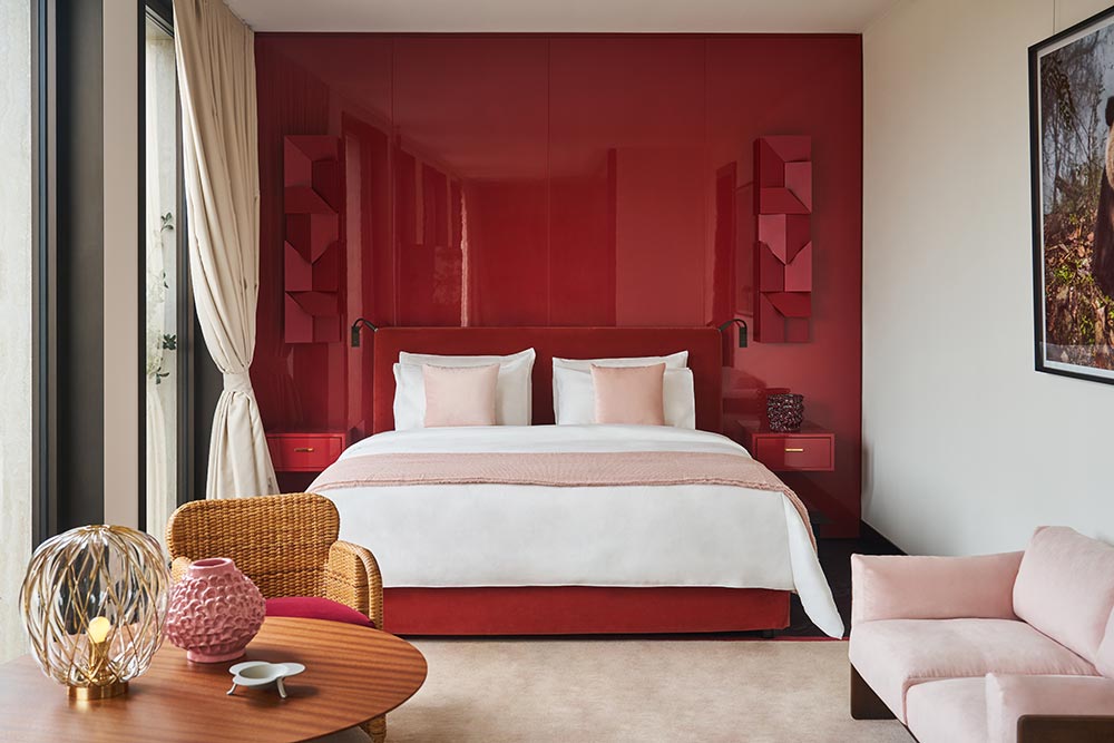 Maison Senato - Chambre du Penthouse en duplex.