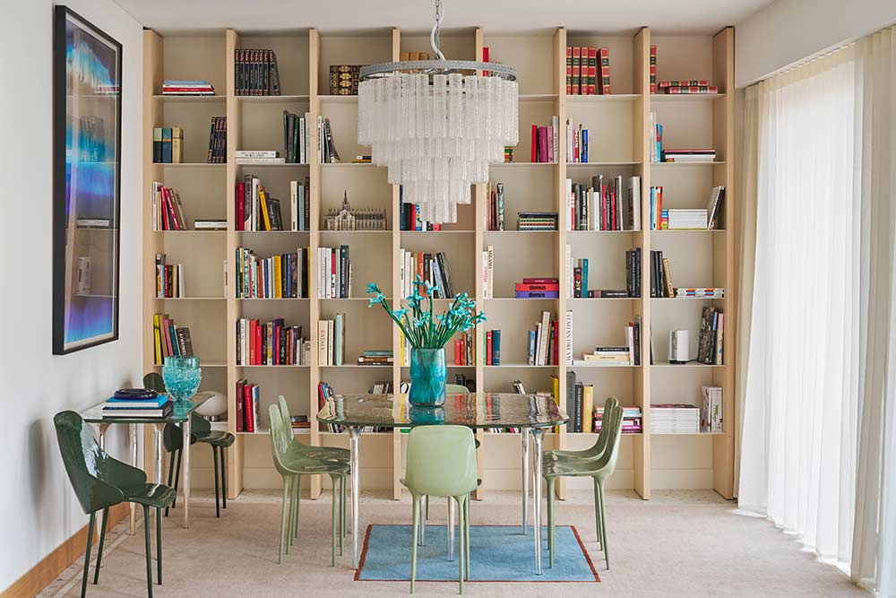 Maison Senato - Bibliothèque de la Maison Carrara.