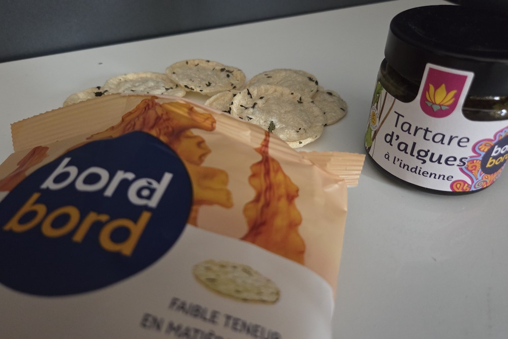 Le Tartare d’algues à l’indienne, alliance entre la Bretagne et les épices de l’Inde. 