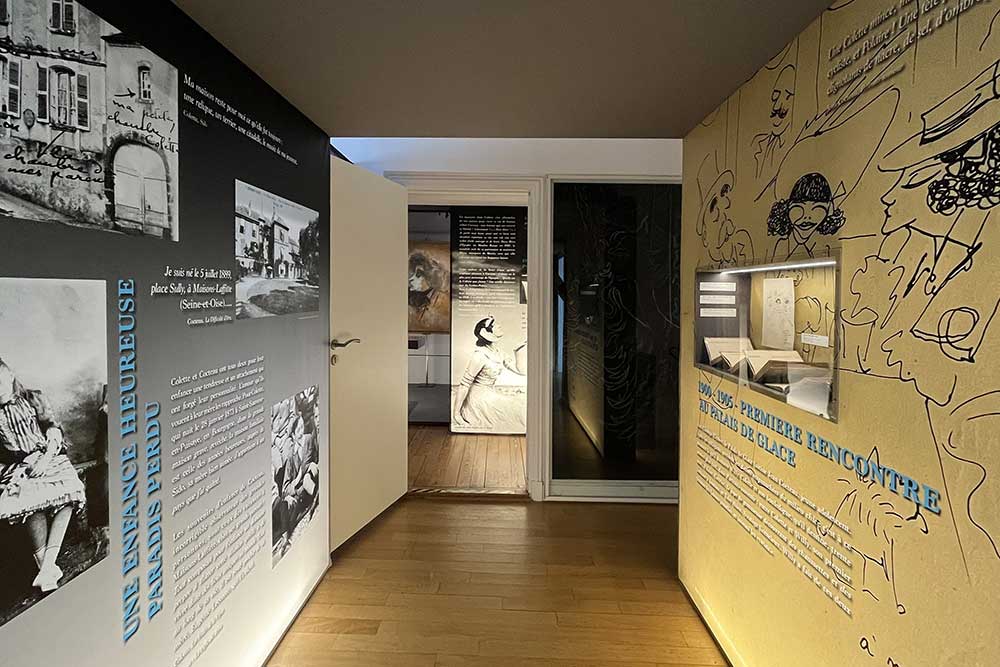 Colette - une grande soeur. Une exposition qui relate l'amitié entre elle et Jean Cocteau.