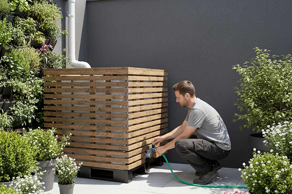Pour arroser le jardin de manière économique.