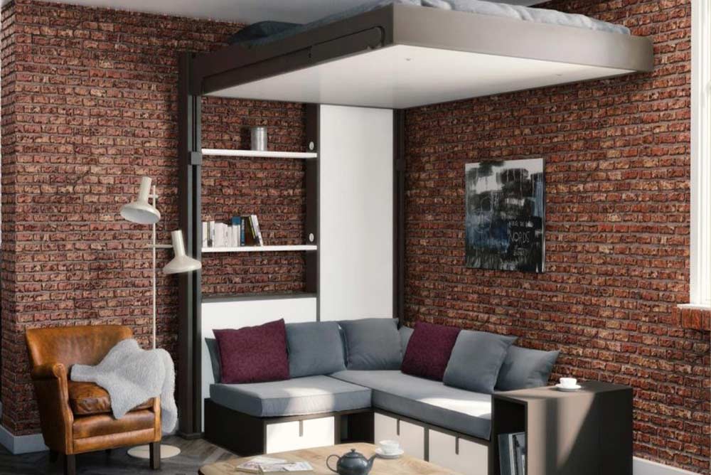 Espace Loggia - Agencement Brique.
