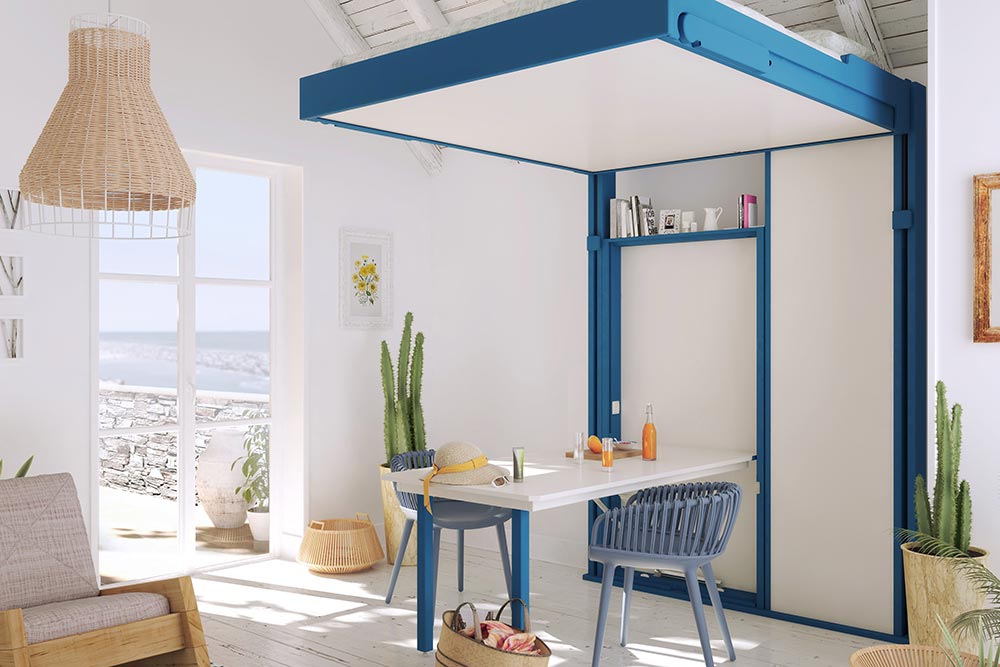 Espace Loggia - Un agencement parfait pour un studio. 