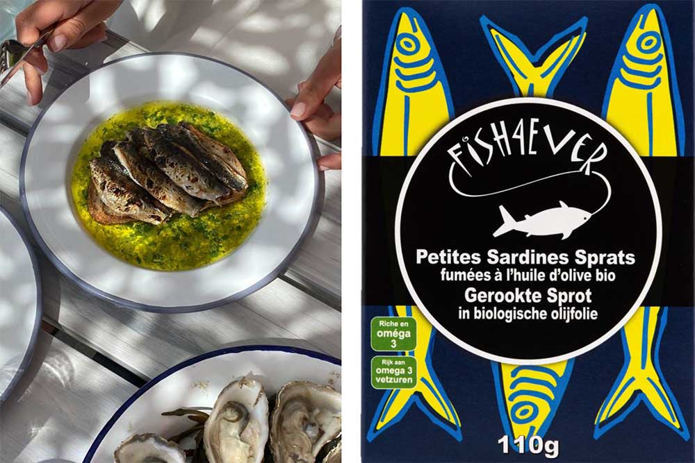 De succulentes sardines.