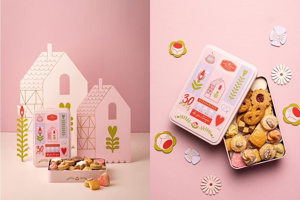 Maison Alsacienne de Biscuiterie - Une boite collector bien illustrée.