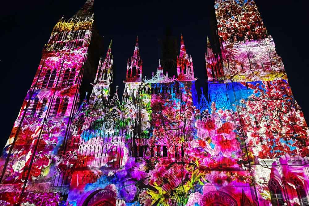 Claude Monet - « Floraison sauvage » par Mika Ninagawa (cathédrale de Rouen)04 « Floraison sauvage » par Mika Ninagawa (cathédrale de Rouen) 