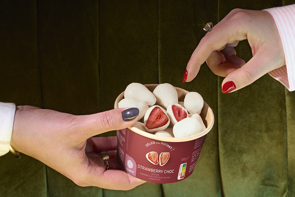 Festival des glaces - Un pot de Strawberry choc.