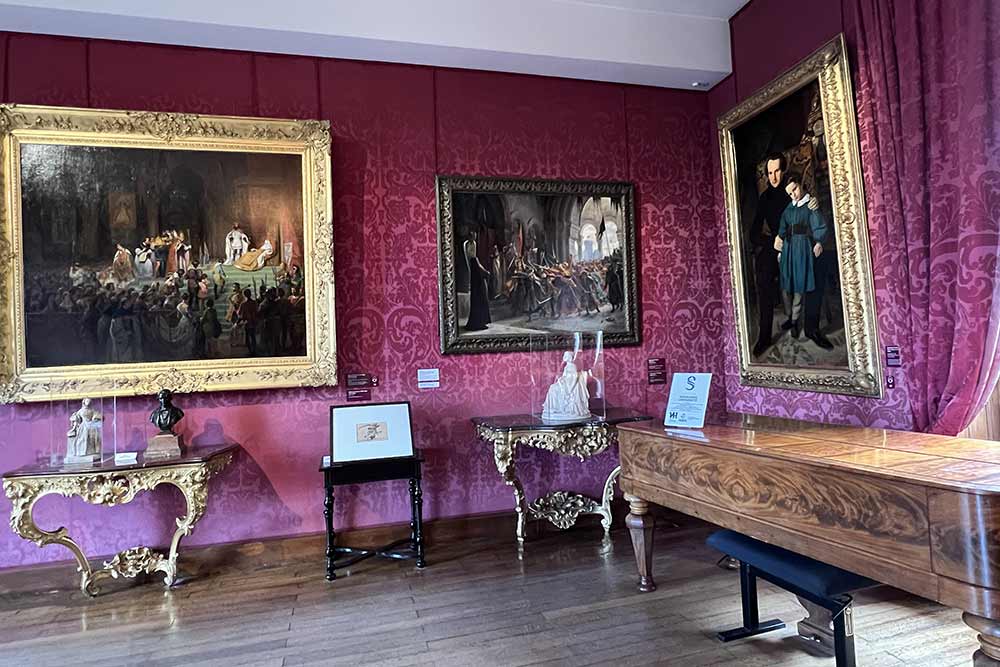 Hugo et l'Architecture - Une des pièces de l'appartement de Victor Hugo.