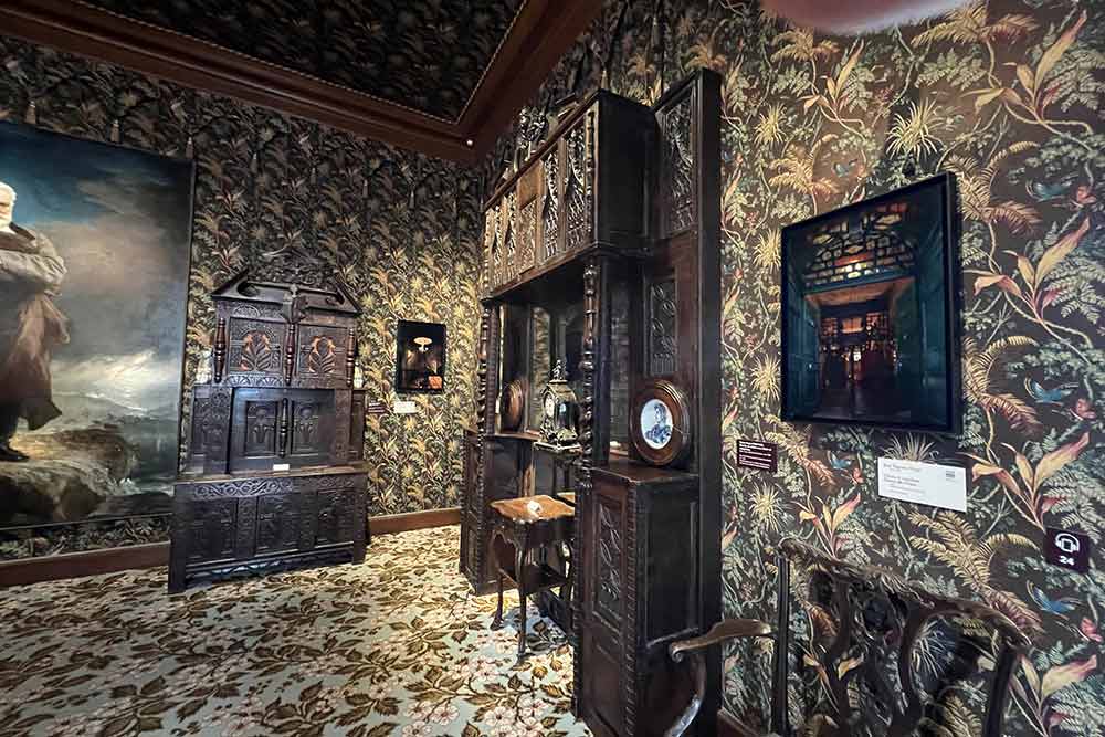 Une des pièces de l'appartement de Victor Hugo.
