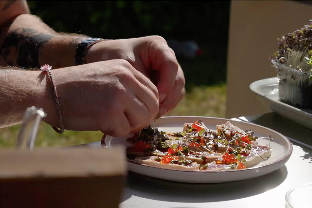 Une assiette qui donne envie d'être dégustée.