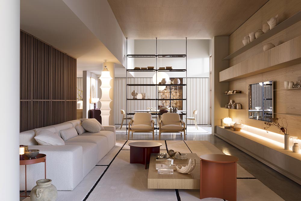 Novamobili Milano - Un système vertical ingénieux.