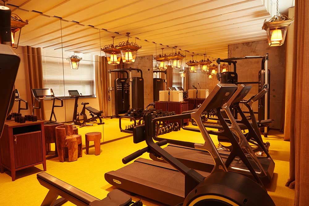 Salle de Fitness.