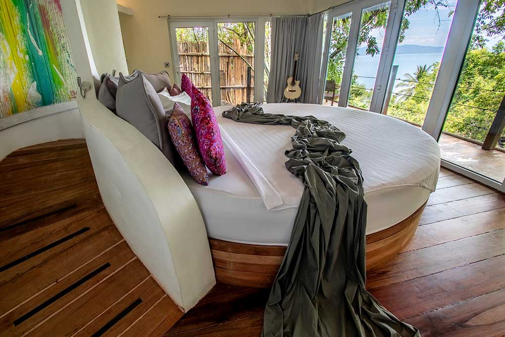 Haute Couture Hospitality - Chambre à coucher de la Villa Hedonist.
