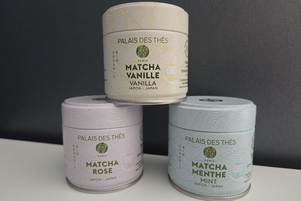 Palais des Thés enrichit son offre avec une collection de trois matchas parfumés.
