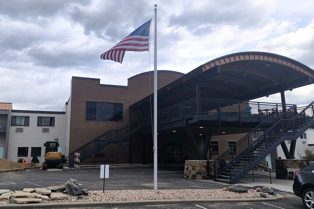 Colorado - A Estes Park, l’hotel Expedition Lodge.
