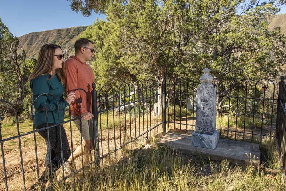 Colorado - Sur les hauteurs, la tombe de Doc Holliday.