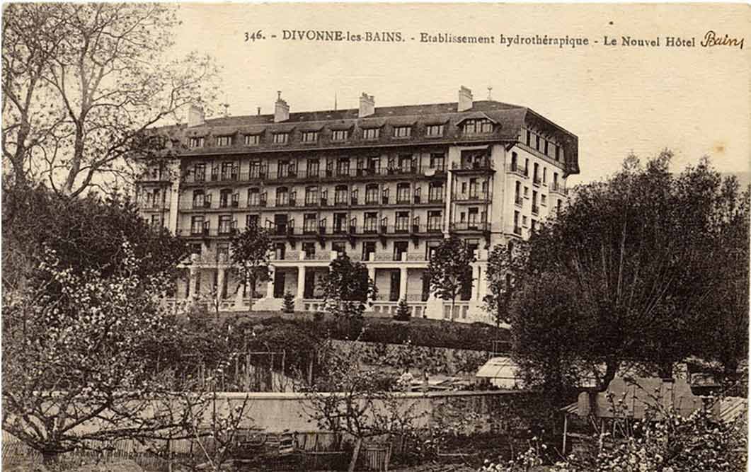 Le nouvel hôtel de Divonne.