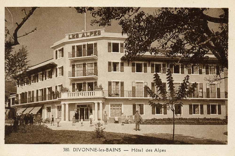 Hôtel des Alpes.