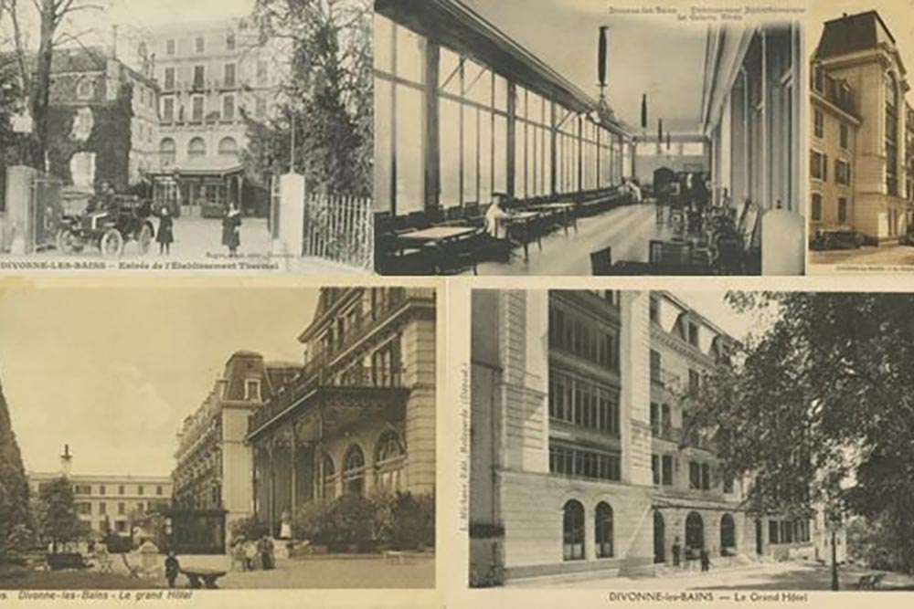 Divonne-les-Bains - Le premier établissement thermal de Divonne.