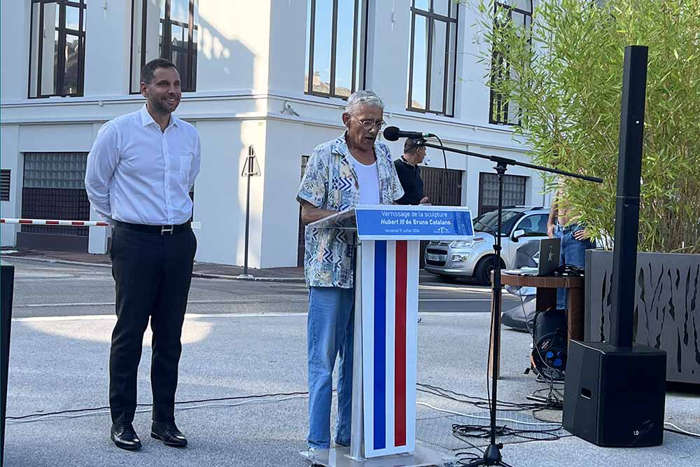 Discours de Bruno Catalano.