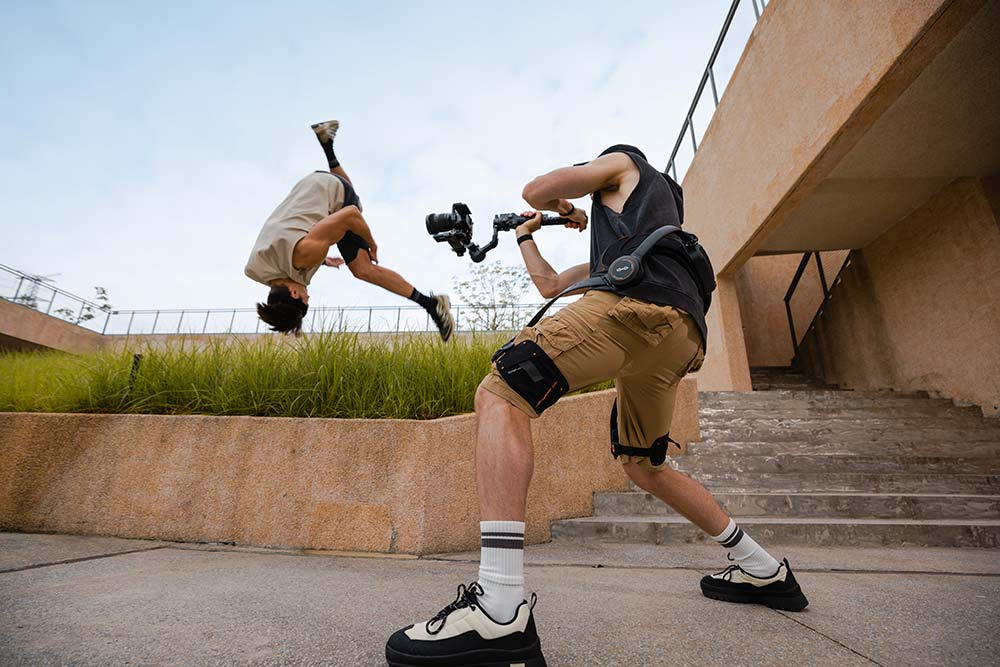 Hypershell - Les photographes peuvent réaliser des prouesses grâce à l'Exosquelette. 