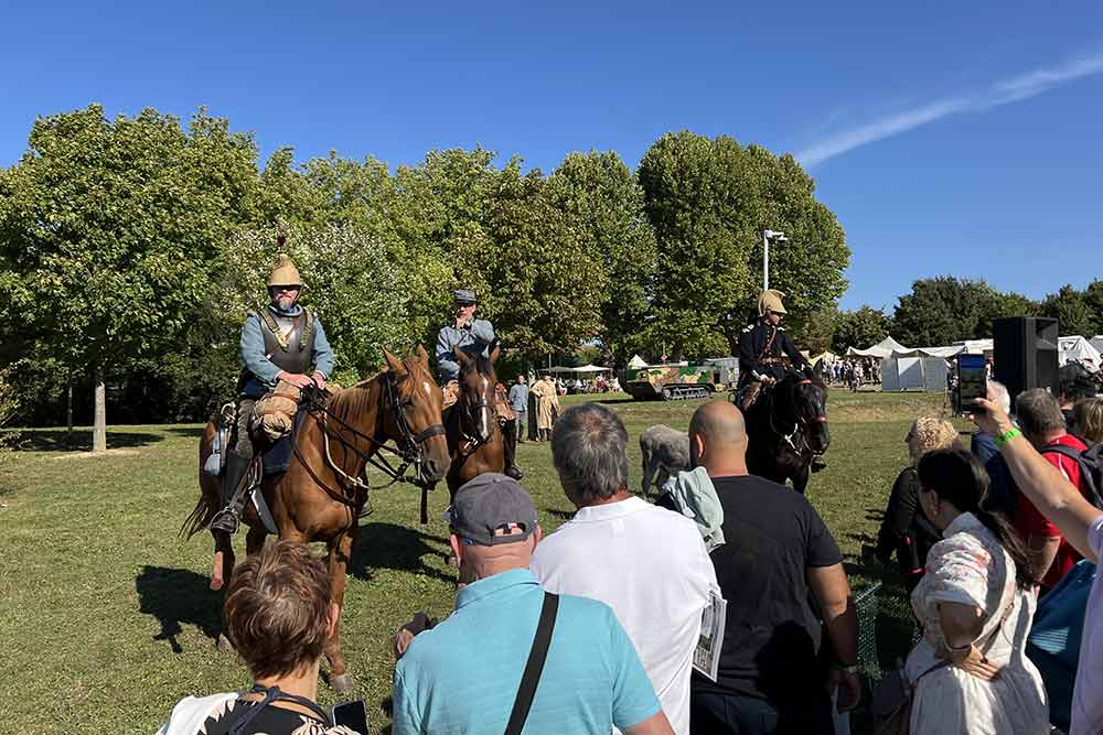 Musée de la Grande Guerre - Le public apprécie ces démonstrations.